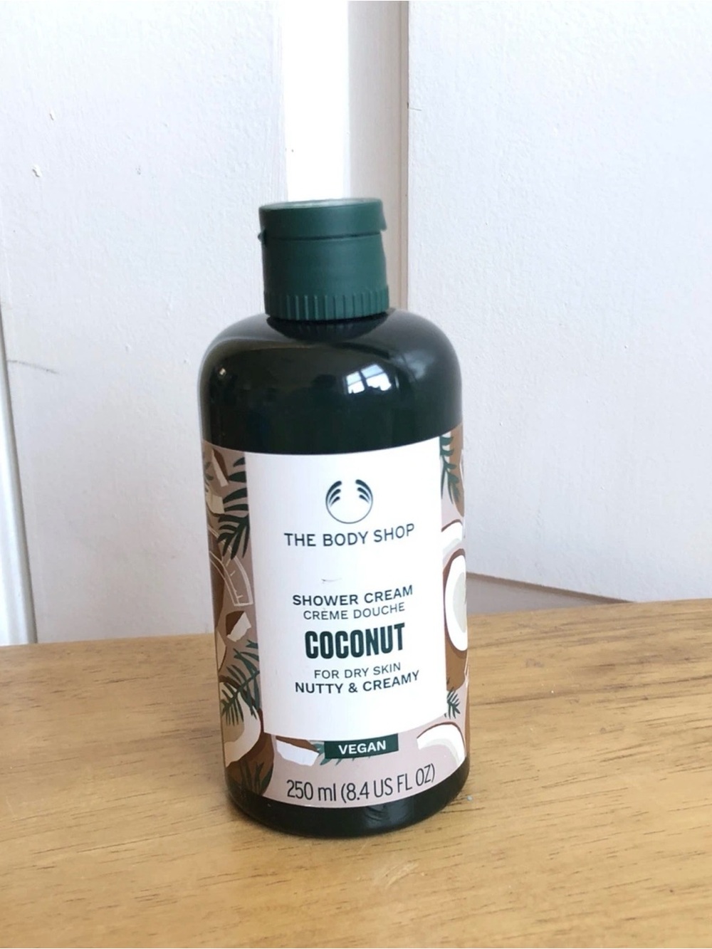 The Body Shop Coconut Shower Cream Nutty Creamy 8.4 oz for Dry Skin